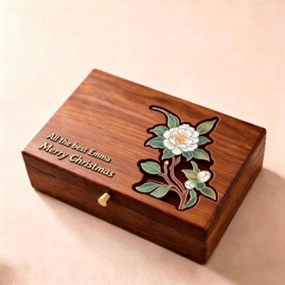 Master Work Botanic-patterned Box Colorful Flowers