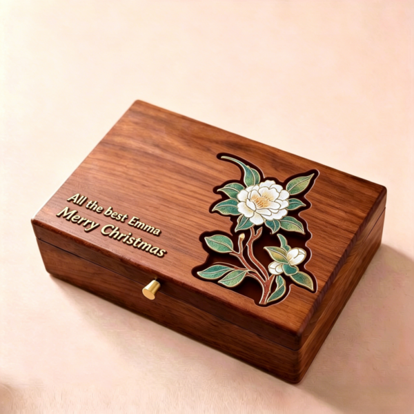 Master Work Botanic-patterned Box Colorful Flowers