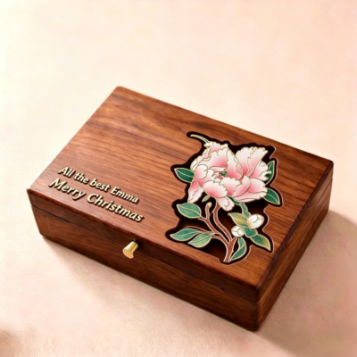 Master Work Botanic-patterned Box Colorful Flowers