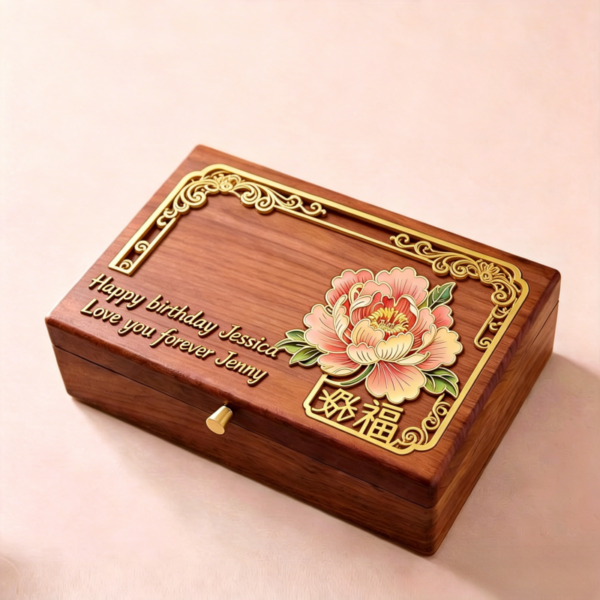 Master Work Botanic-patterned Box Colorful Flowers