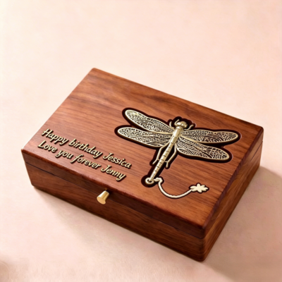 Master Work Animal-patterned Box Butterflies and Dragonflies