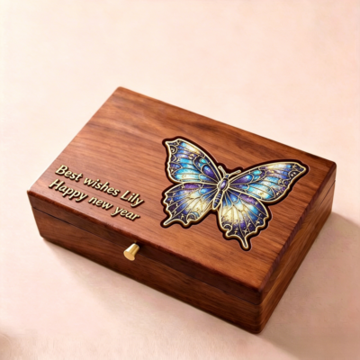 Master Work Animal-patterned Box Butterflies and Dragonflies
