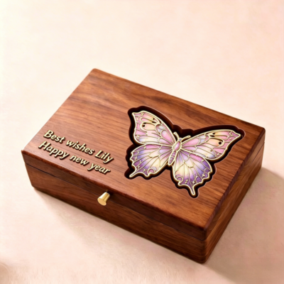 Master Work Animal-patterned Box Butterflies and Dragonflies