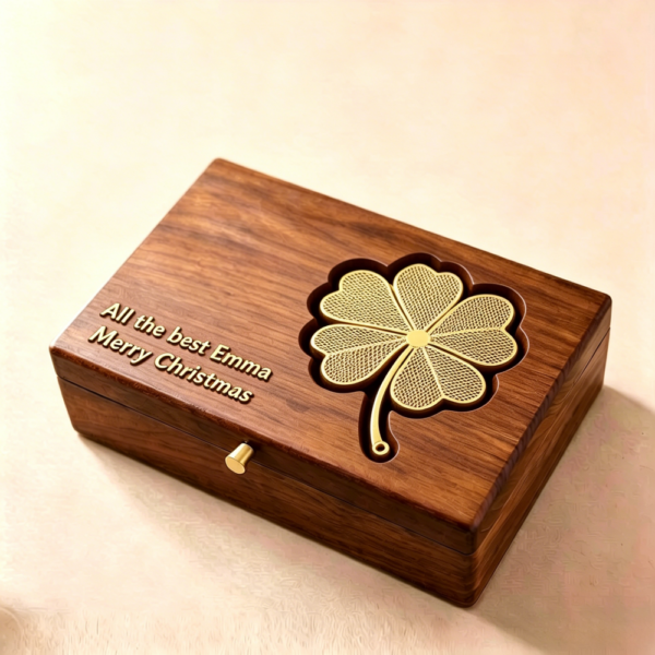 Master Work Botanic-patterned Box Golden designs
