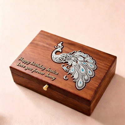 Master Work Animal-patterned Box Dragon Peacock Koi Fish