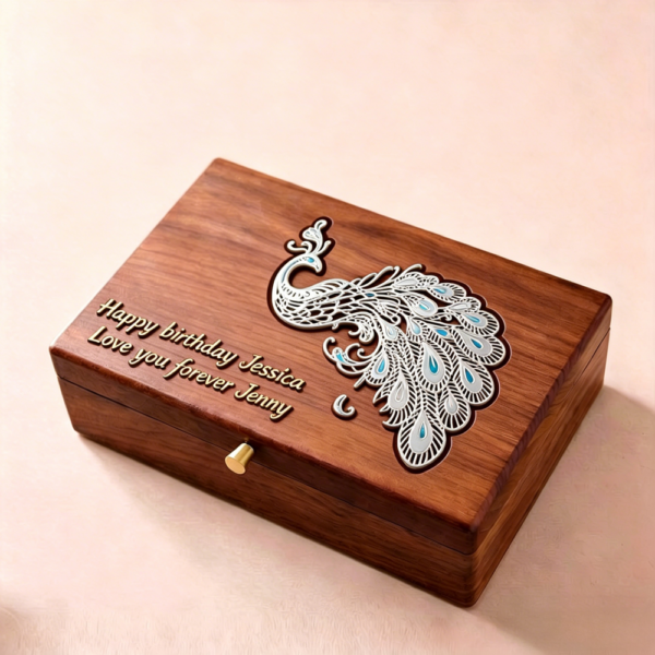 Master Work Animal-patterned Box Dragon Peacock Koi Fish