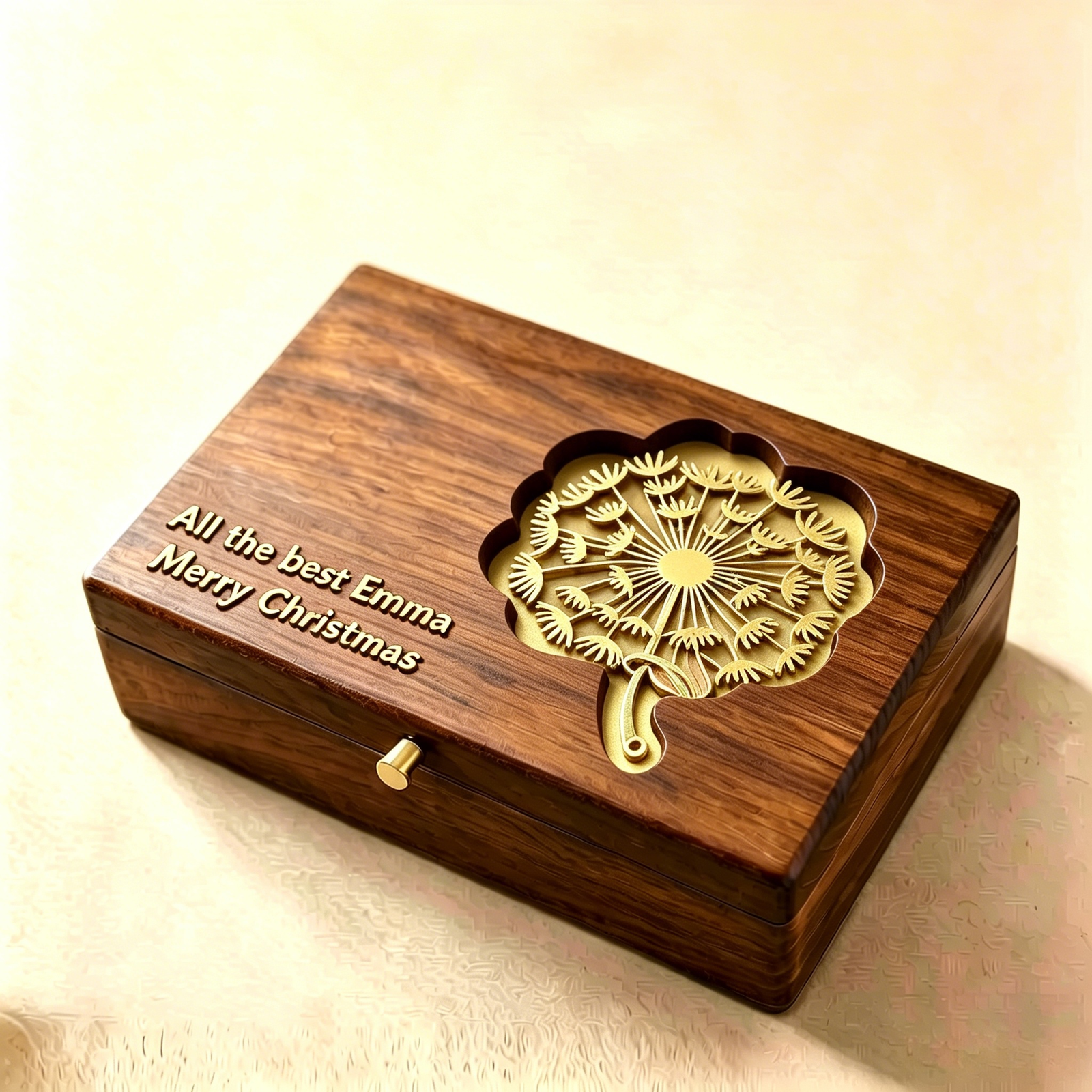 Master Work Botanic-patterned Box Colored Leaves