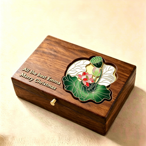 Master Work Botanic-patterned Box Lotus