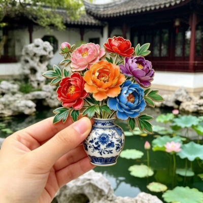 Legendary Work Botanic-patterned Box Rose Big Box