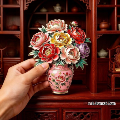 Legendary Work Botanic-patterned Box Rose Big Box