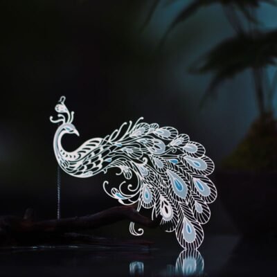 Master Work Animal-patterned Box Dragon Peacock Koi Fish