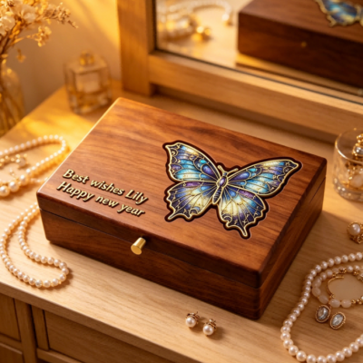 Master Work Animal-patterned Box Butterflies and Dragonflies