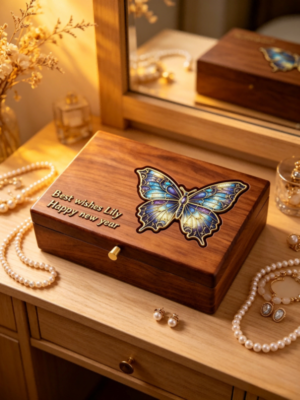 Master Work Animal-patterned Box Butterflies and Dragonflies