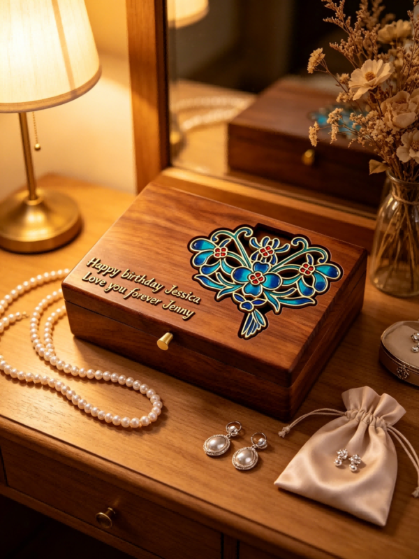 Legendary Work Traditional Chinese handicrafts-patterned Box