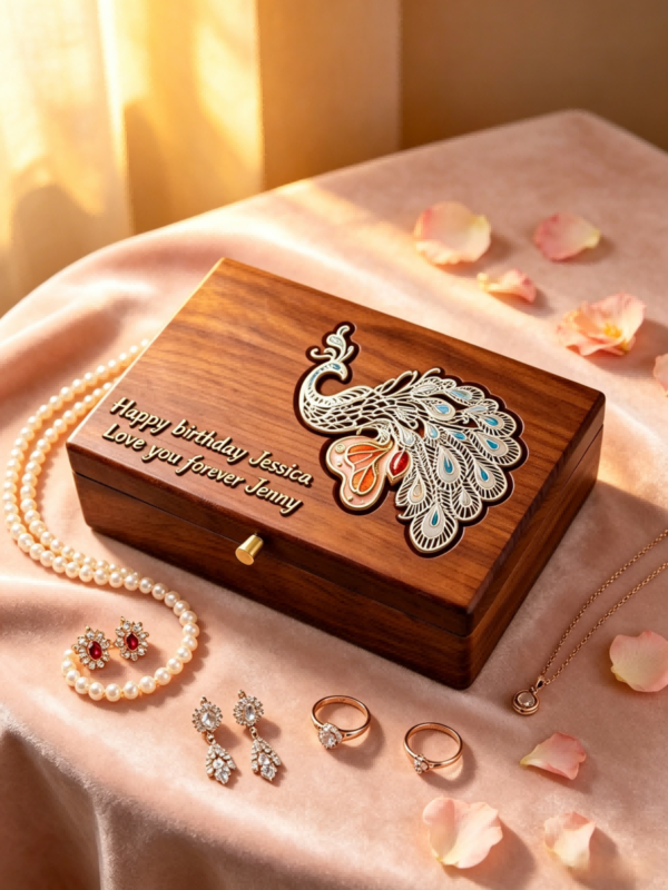 Master Work Animal-patterned Box Dragon Peacock Koi Fish
