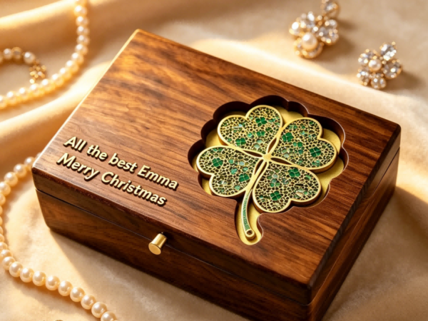 Master Work Botanic-patterned Box Colored Leaves