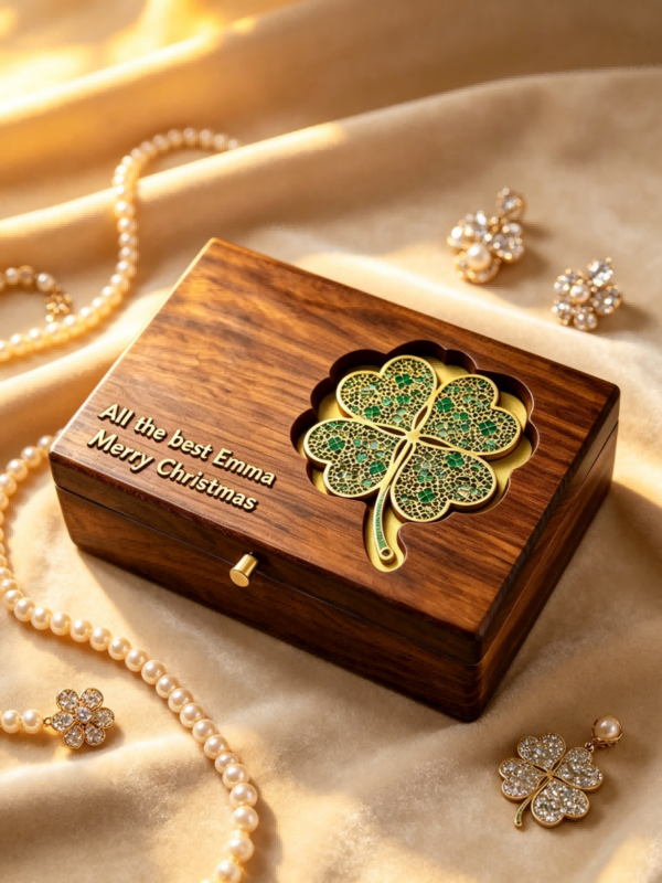 Master Work Botanic-patterned Box Colored Leaves
