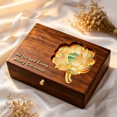Master Work Botanic-patterned Box Lotus