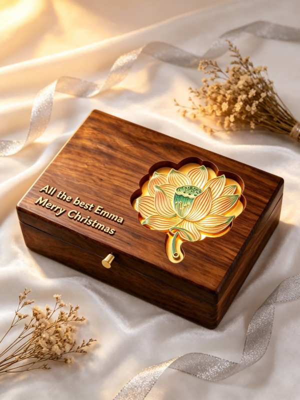 Master Work Botanic-patterned Box Lotus