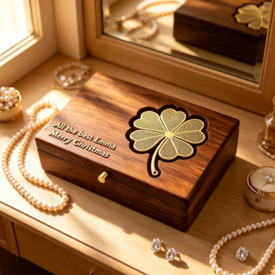 Master Work Botanic-patterned Box Golden designs