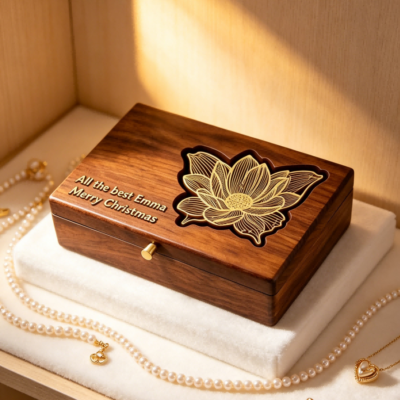 Master Work Botanic-patterned Box Golden designs