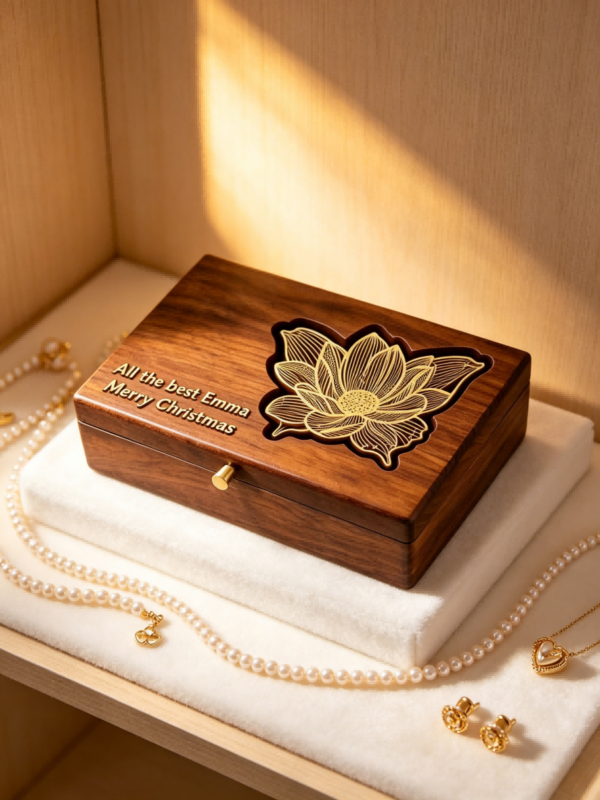 Master Work Botanic-patterned Box Golden designs